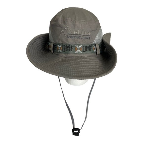 Etura Sports Lethmik Hat Cap Tan Summer Sun Protection Water Proof Snaps - Picture 1 of 11